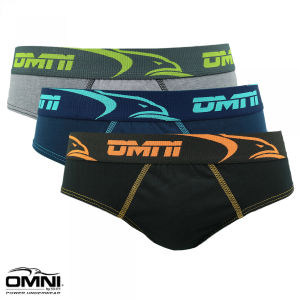 OMNI By SOEN Mens 3in1 Eagle Eye Cotton Bikini Brief