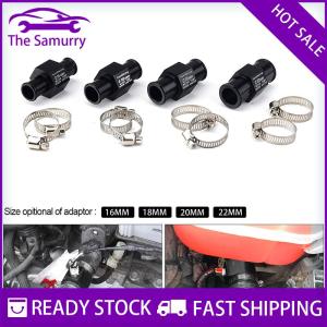 Samurry ✨Hot Sale✨ Black Water Temperature Gauge Radiator Temperature Water Temperature Connector Pipe Sensor 16MM 18MM 20MM 22MM Hose Adapter