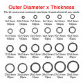 O-ring Set - Oring Seal Kit 1200pcs - Karet Ring Set - Seal Set Motor Mobil - Sealing Rings Gasket Assortment Set Kit Box Oil Waterproof. 