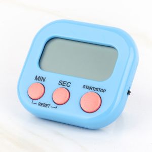 【SKIT SG】LCD Digital Kitchen Timer Magnetic Countdown Count Up Cooking Baking Oven Loud Alarm Clock Large Display Portable Electronic Timer with Memory Function for Study Office Gym Exam Classroom Multipurpose Stopwatch
