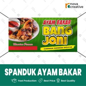 Cetak Spanduk Ayam Bakar Banner Toko Gratis Desain Cetak Banner Spanduk Custom