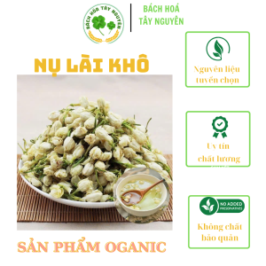 Trà Hoa Nhài (Hoa Lài)  Sấy Khô Nguyên Bông Trắng Đẹp 100gr