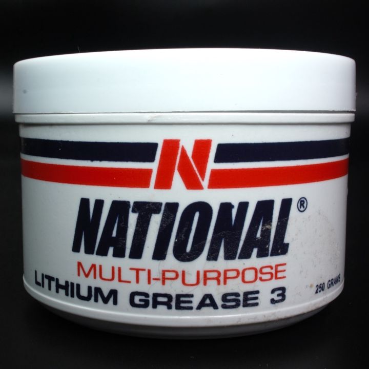 Genuine National 250 Grams Multipurpose Lithium Grease NLGI 3 High Temperature Yellow Red led