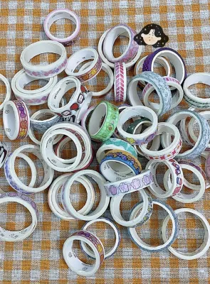 Cuộn Băng Keo Washi Tape Nhiều Hoạ Tiết Trang Trí Sổ Decor DIY