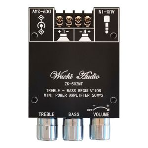 มีสต็อกพร้อมส่งจากไทย🔥แอมป์จิ๋ว ZK 502MT แอมจิ๋ว บลูทู ธ 5.0 ซับวูฟเฟอร์เครื่องขยายเสียง กำลังขับ 2*50W amplifier bluetoothแอมจิ๋ว，แอมป์จิ๋ว[ส่งจากเชียงใหม่ มีในสต๊อก]