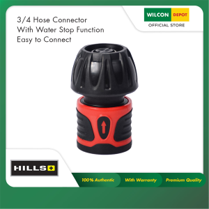HILLS Hose Connector 3/4IN with Water Stop 100204A