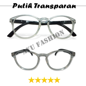 BISA COD - Kacamata Fashion Anak Anak Bentuk Oval Lensa Warna Anti Silau Debu Model Keren Unik Lucu Fashion Anak Terbaru Full Frame Lensa Warna Transparan - ADA KOTAK