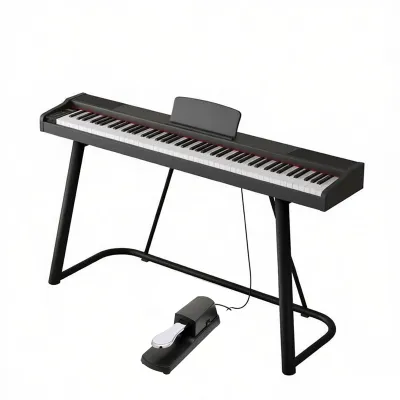 Kawes Tertimbang Keyboard Digital Piano 88 Keys Dengan Bluetooth Link Midi Daul Speaker Sustain