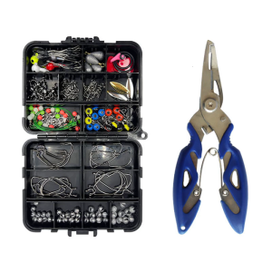 Đồ nghề câu cá ngoài trời hộp đựng đồ câu cá nước ngọt câu cá nước mặn móc phụ kiện câu cá bao gồm móc hạt đồ gá lắp