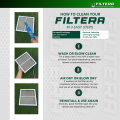 Filtera Washable Cabin Aircon Filter Mitsubishi Mirage G4 HB/ Xpander fit to all year model. 