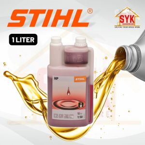 SYK STIHL HP 2 Stroke Lubricant 2T Engine Oil (250ml/500ml/1Liter) For Power Tools Grass Cutter Chainsaw Mesin Rumput