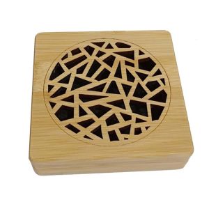 ADALIA Handmade Crafts Coils Incense Yoga Studio Hollow Carved Aromatherapy Ornament Incense Holder Home Decor Censer Ash Catcher
