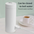 Binnis Portable Electric Kettle 400ML thermos tumbler  Coffee Travel Water Heater Temperature Control Mini Travel Smart Stainless Steel Kettle. 