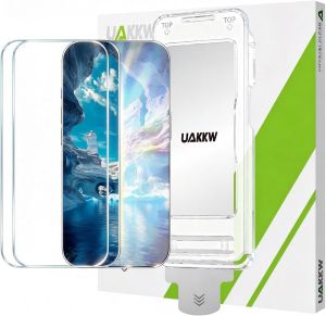 2-Pack AR Anti-Reflective Tempered Screen Protector for iPhone 16 Pro    iPhone17pro 6.3-Inch Glass with Auto-Alignment Kit 10H Pencil Hardness Shatterproof HD Clear Case Friendly UAKKW