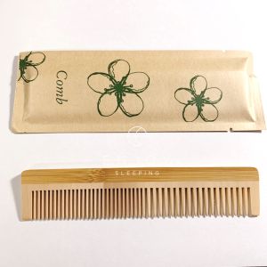 หวี หวีไม้ wooden comb hotel supply ของใช้โรงแรม amenities kit