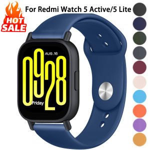 Silicone Straps For Redmi Watch 5 Active/5 Lite 22mm Watch band Sport Bracelet Correa For Xiaomi Redmi Watch 5 Lite Accessories h260630
