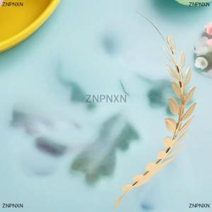 [COD] ZNPNXN New Retro Color Leaf Headband Headpiece Crown Tiara Headdress Goddess Greek Head Jewelry Bride Wedding Hair Accessories