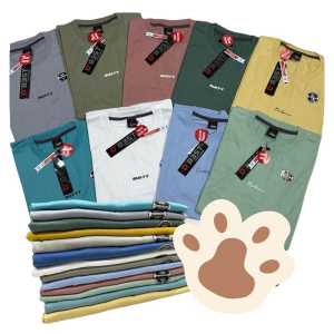 Paket murah 4 ptong 100 ribu kaos distro polos pria dan wanita dewasa