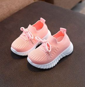 KD005 Sneakers Anak Low-Top Mesh Tali Tali Fashionable Import Warna Cerah Bisa COD