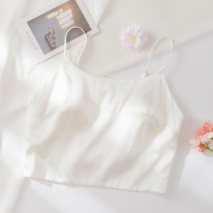 เสื้อกั๊กไหมซาตินสองหน้ารัดหน้าอก