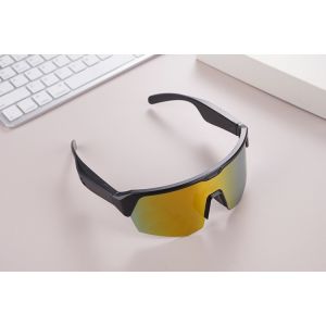 HLINKEY Multifunctional Smart Glasses Music Player Call Answer UV400 Anti Glare Impact Resistant Frame Portable Case Included Outdoor Gear
