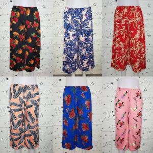 Plus Size cotton spandex Square Pants - One Size Fits Large to XXL