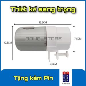 Máy Tự Động cho Cá ăn Cao Cấp FEEDER - 3 chế độ ( tặng kèm Pin )