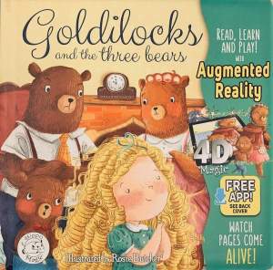 LITTLE HIPPO books Goldilocks and The Three Bears Augmented Reality