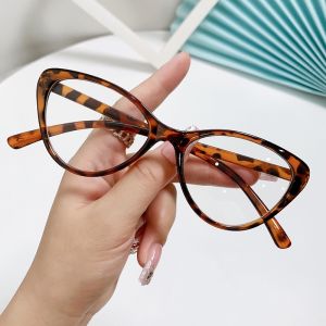 Vintage Cat Eye Anti Radiation Glasses For Women Men Small Frame Anti-blue Light Eye Protection Eyewear