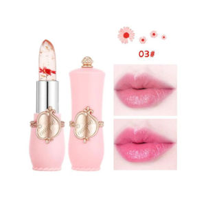 Lipstik Jeli Bunga Kristal Berubah Warna Pelembap Bibir Riasan Melembabkan Tahan Lama 6 Varian Warna