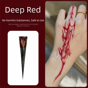 NAMSHEVA Semi-permanent Henna Tattoo Cream Easy-To-Use Temporary Henna Paste Cone Body Art Black Brown Mehndi Body Art Ink Temporary Tattoo