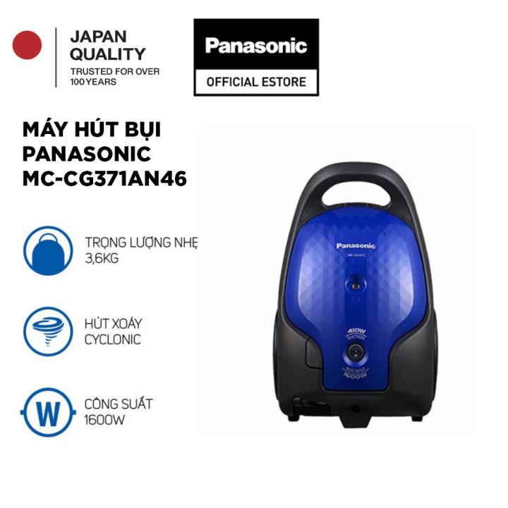 Máy Hút Bụi Panasonic MC-CG371AN46  - Thiết kế nhỏ gọn - Bảo hành chính hãng 12 tháng