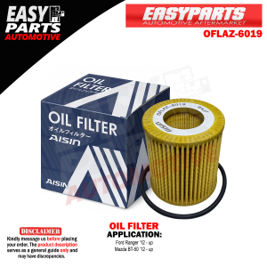 Aisin Oil Filter Element OFLAZ-6019 Ford Ranger Mazda BT-50