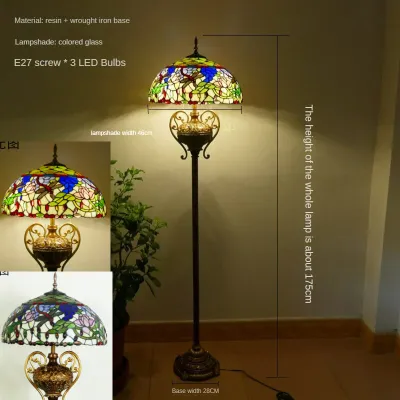 Tiffany Floor Lamps R Luxury Living Room Floor Light Stained Glass Dragonfly Floor Lamp Bedroom Romatic Lamp
