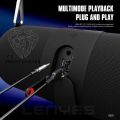 S825 - Speaker LENYES S-825 Colorfull Lights Wireless Speaker Bluetooth 5.3 Portable Hifi Stereo DSP TWS. 