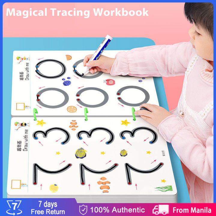 Magic Tracing book for Kids Preschool Educational Toys Early Learning