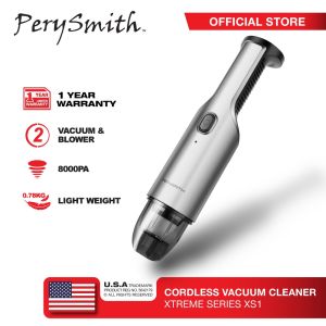 [M] PerySmith XS1 Cordless Vacuum Cleaner Mini Wireless Portable Sofa Bed Cleaner Tabel Keyboard Handheld Vacuum For Car Pet Hair 120W 8000PA