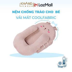 Nệm Chống Trào Ngược Cao Cấp Vải Coolfabric Cho Bé Sơ Sinh Khang Home