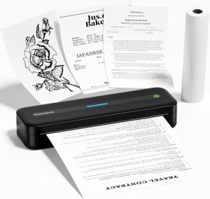 Phomemo M832 Portable A4 PrinterUpgrade 300DPI Wireless Bluetooth Inkless Thermal Printer for Travel Business