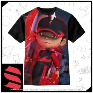 KAOS ANAK | KAOS PRINTING - KAOS DISTRO ANAK MODEL BOBOIBOY / BOBOBOY GALAXY HALILINTAR