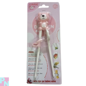 Đũa tập ăn cho bé đũa ăn dặm cho bé đũa xỏ ngón giúp bé dễ dàng tập gắp thức ăn thương hiêu Dophin (Không BPA)