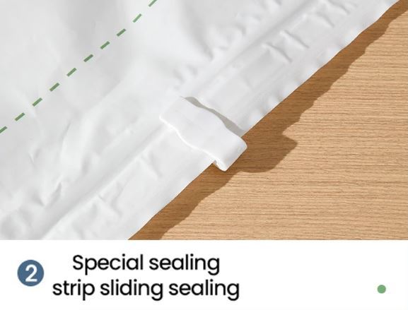 Vacuum Compression Storage Bag, Plastic Organizer For Quilt & Clothes, Travel Luggage Use
_voghion.com