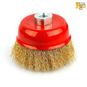 Mata Gerinda SIkat Kawat Keriting Mangkok 3 Inch Cup Brush Polishing Wheel 3"