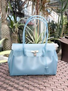 Jelly firkin Jelly bag platinum tote bag Kelly bag kiiikiii Same Style 26 Spring and Summer Fashion Shoulder Bag