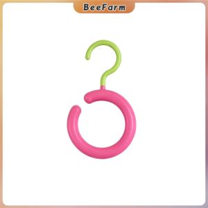BeeFarm Space Saving Round Scarf Tie Hanger Circular Ring Clothes Hanger Hat Rack Hook 1Pc