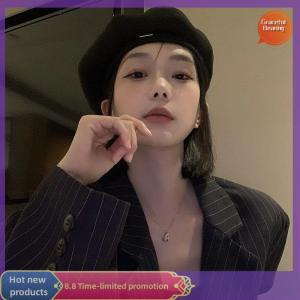 Graceful Solid Color Women Berets Korean Fashion Retro Octagonal Hat Elegant Lady Artist Painter Cap Newsboy Beanie Bonnet
