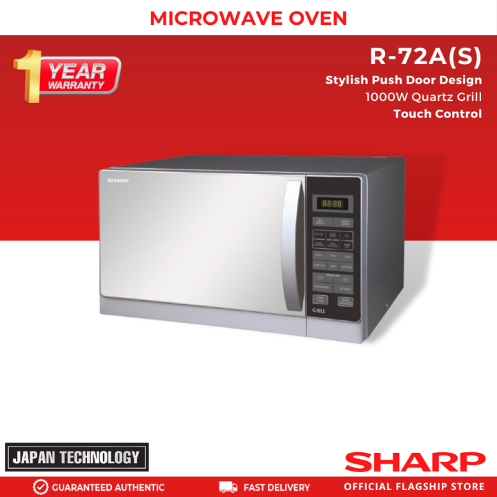 Sharp R72A(S) 25 Liters Microwave Oven Lazada PH