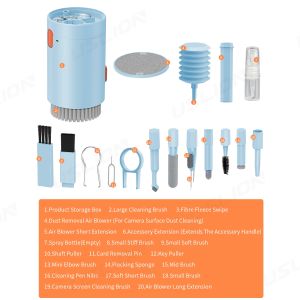 COD 20 in 1 หูฟัง คีย์บอร์ด ชุดแปรงเครื่องมือ ทำความสะอาด กล้องดิจิตอลโทรศัพท์แท็บเล็ตแล็ปท็อปคีย์บอร์ดทำความสะอาดชุดเครื่องมือทำความสะอาดแปรงทำความสะอาดปากกา For Airpods Pro