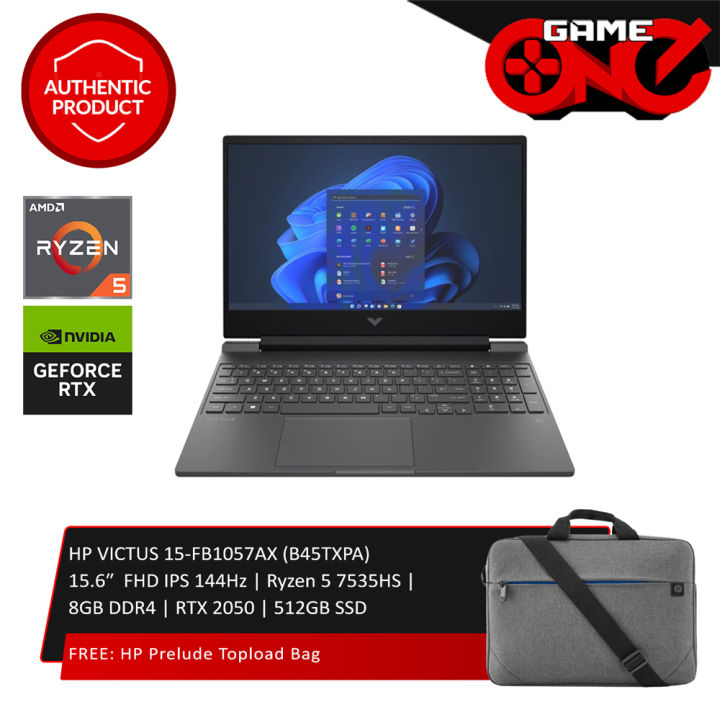 HP Victus 15-FB1057AX 15.6″ FHD 144Hz Gaming Laptop | Ryzen 5 7535HS ...