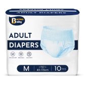 【READY STOCK】Disposable Adult Diaper M/L/XL Cotton Elderly Leak-Proof Pants Breathable Quickly Aabsorb Supplies